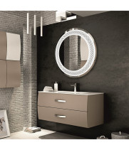 Круглое зеркало в ванную комнату с подсветкой Сидней